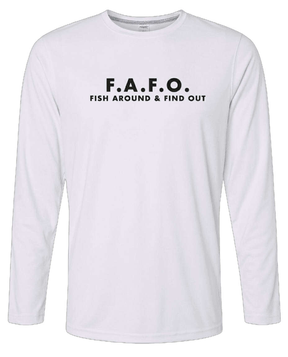 FAFO Long Sleeve Shirt in white